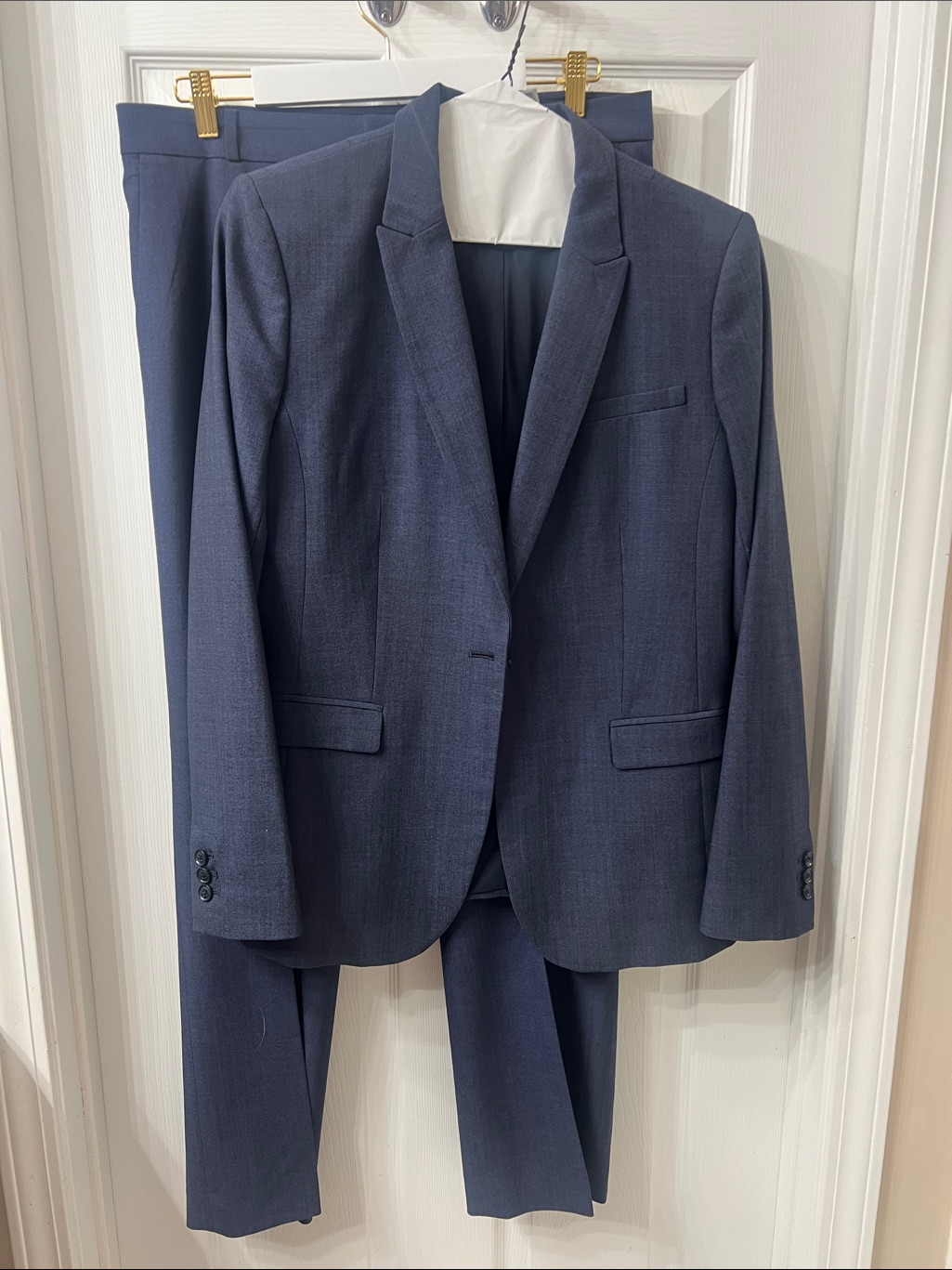 Banana Republic Navy Blue Tailored Dress Pants